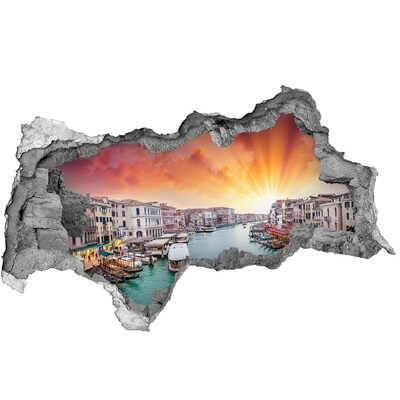 Autocollant mural trou Venise au lever du soleil