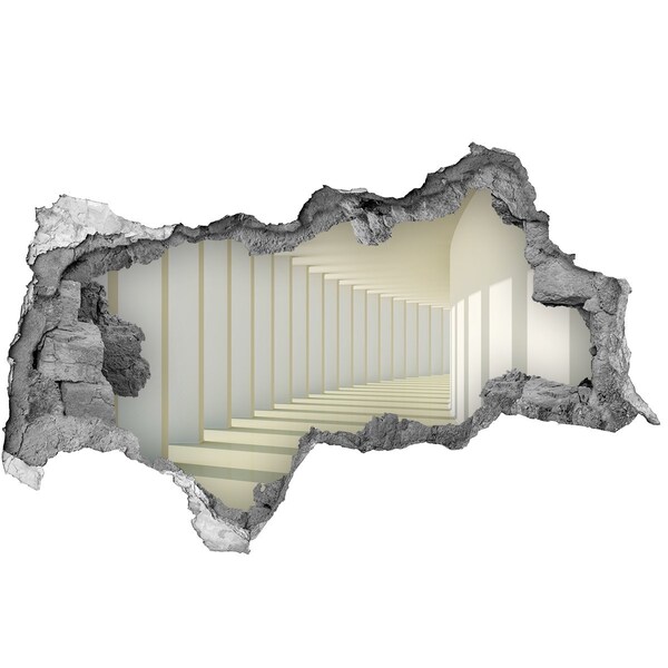 Sticker mural effet trou 3d L'illusion de l'espace infini