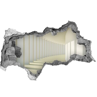 Sticker mural effet trou 3d L'illusion de l'espace infini