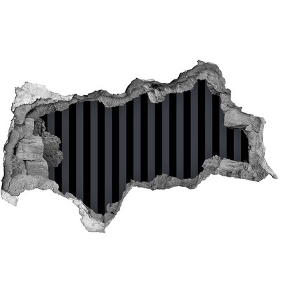 Sticker trou dans le mur L'illusion d'un abîme profond