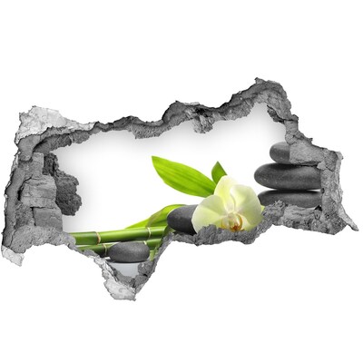 Autocollant mural trou Coin spa relaxant