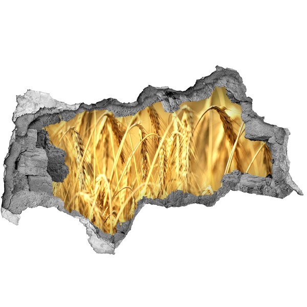 Autocollant mural trou Des grains dorés au soleil