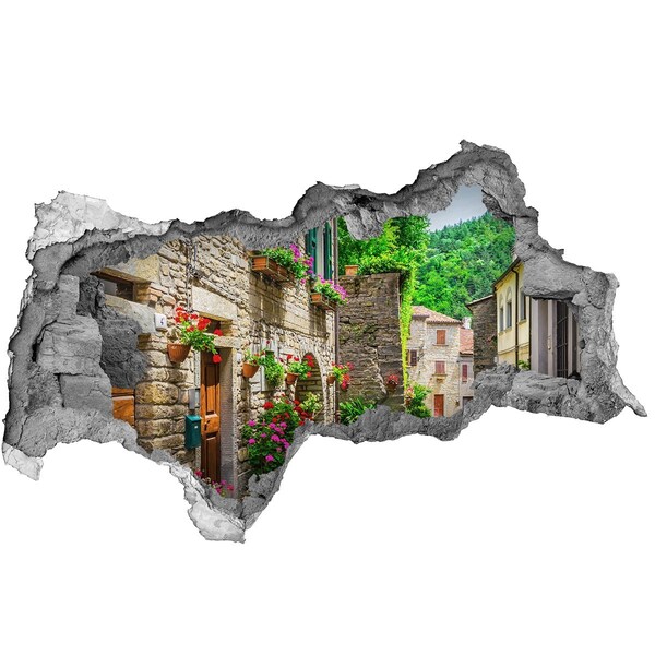 Autocollant mural trou Une rue charmante de la ville