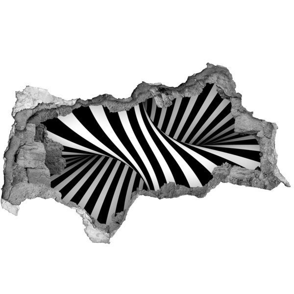 Autocollant mural trou Vortex abstrait béton