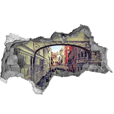 Autocollant à effet 3d trou Venise dans le trou