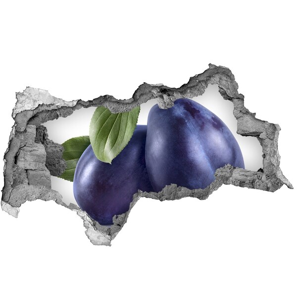Autocollant mural trou Prunes juteuses