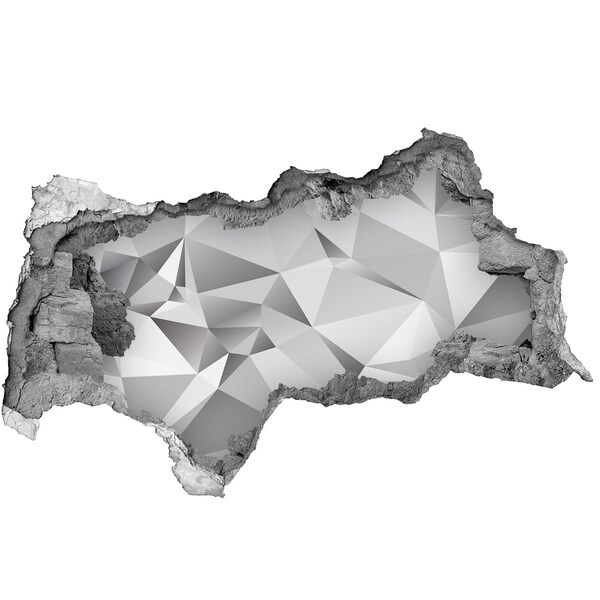 Sticker trou dans le mur Trésor de diamants étincelants