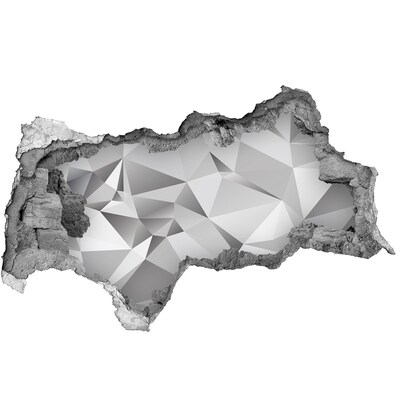 Sticker trou dans le mur Trésor de diamants étincelants