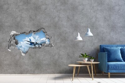 Autocollant mural trou Vol dans les nuages
