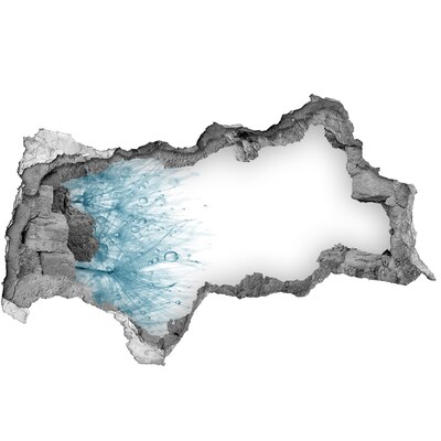 Autocollant mural trou De l'eau dans le trou du mur