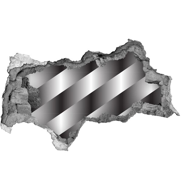 Sticker trou dans le mur Illusion du mur brisé