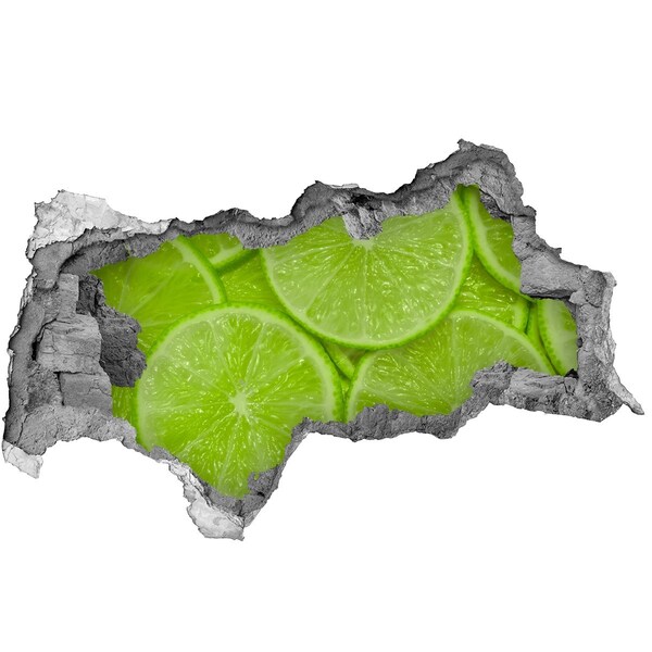 Autocollant mural trou Paradis des Citrons