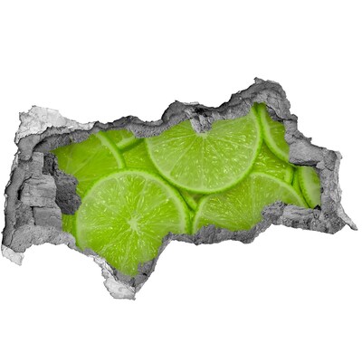 Autocollant mural trou Paradis des Citrons