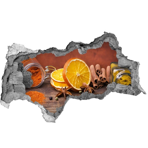 Sticker trou dans le mur Arômes de cuisine