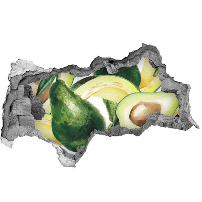 Autocollant mural trou Un paradis fruitier derrière le mur