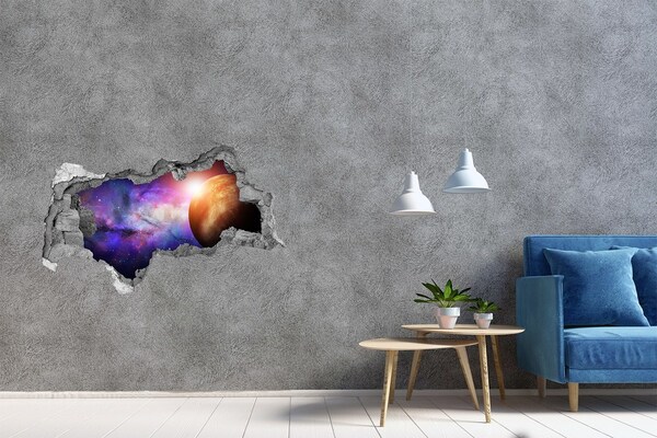 Autocollant mural trou Aventure spatiale
