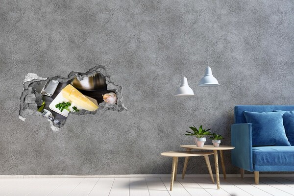 Sticker mural effet trou 3d Inspirations pour la cuisine