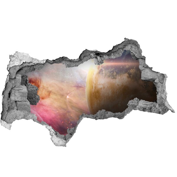 Autocollant mural trou Aventure spatiale