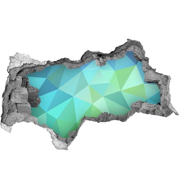 Sticker mural effet trou 3d Trou virtuel dans le mur