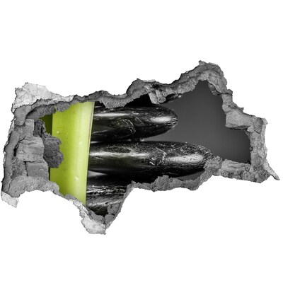 Sticker trou dans le mur Pierres thermales