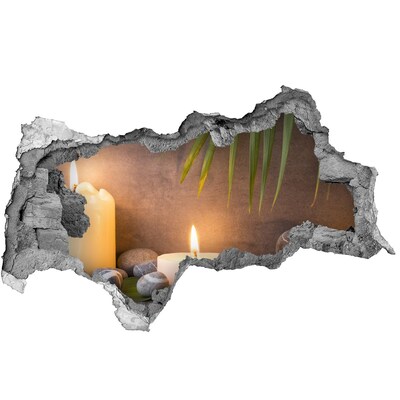 Autocollant mural trou Coin spa relaxant