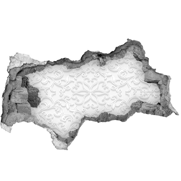 Autocollant à effet 3d trou Ornements béton