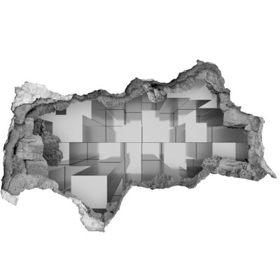 Autocollant mural trou Espace dans le béton