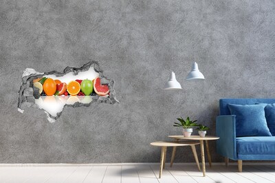 Autocollant mural trou Un paradis fruitier derrière le mur