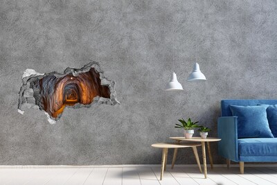 Autocollant mural trou Tunnel dans les montagnes