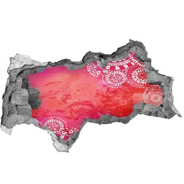 Sticker trou dans le mur trou coloré dans le mur