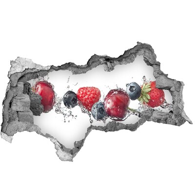 Autocollant à effet 3d trou Cascade de fruits