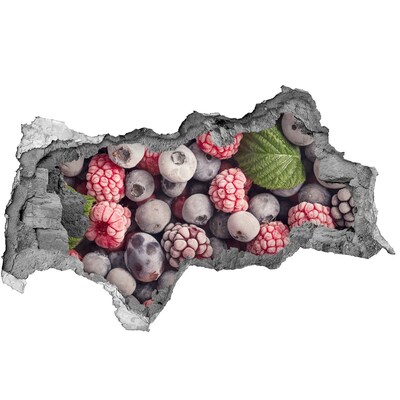 Autocollant mural trou Un petit paradis fruité caché dans un mur