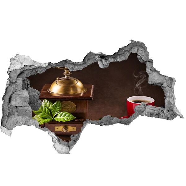 Autocollant mural trou Une oasis de café au cœur de la maison