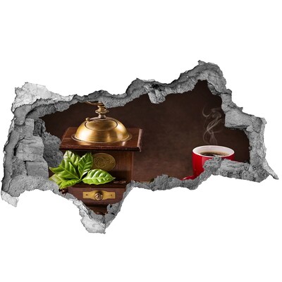 Autocollant mural trou Une oasis de café au cœur de la maison