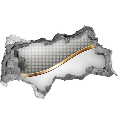 Sticker trou dans le mur Mur de miroir brisé