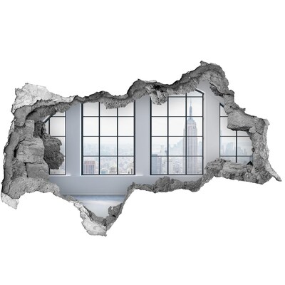 Autocollant mural trou Vue de New York