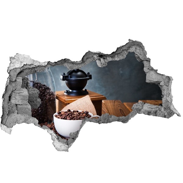 Autocollant à effet 3d trou Café dans un café à domicile