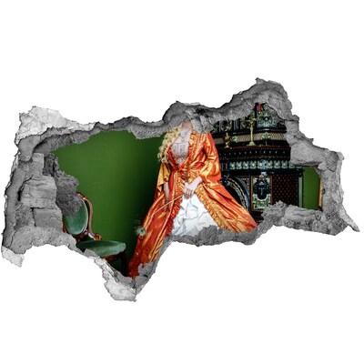 Autocollant à effet 3d trou Un bal royal dans un intérieur historique