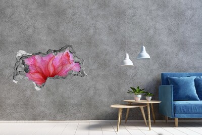 Autocollant mural trou Une explosion florale de couleurs