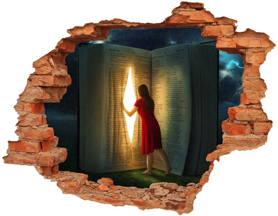 Autocollant mural trou Un trou dans la réalité