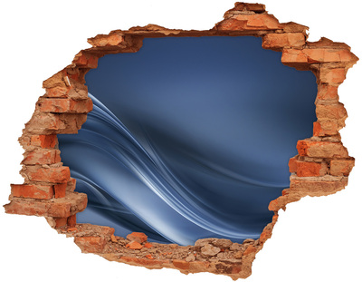 Autocollant mural trou Un trou dans le mur avec vue sur le ciel