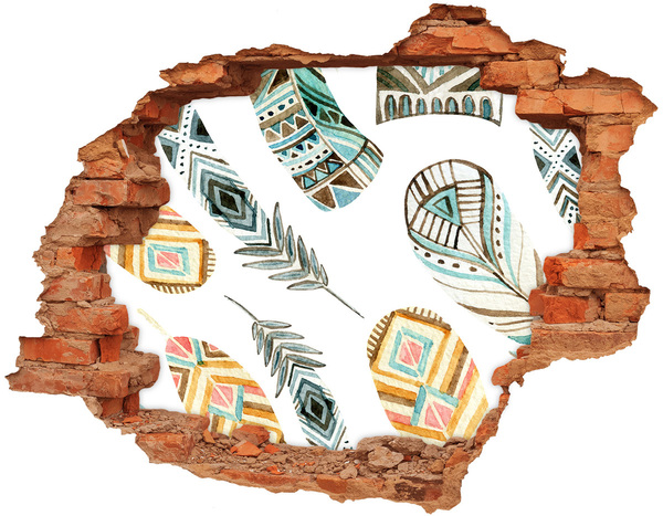 Autocollant à effet 3d trou Designs exotiques de trous dans les murs