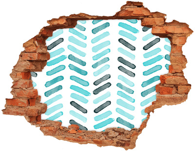 Autocollant mural trou Intérieur de style moderne