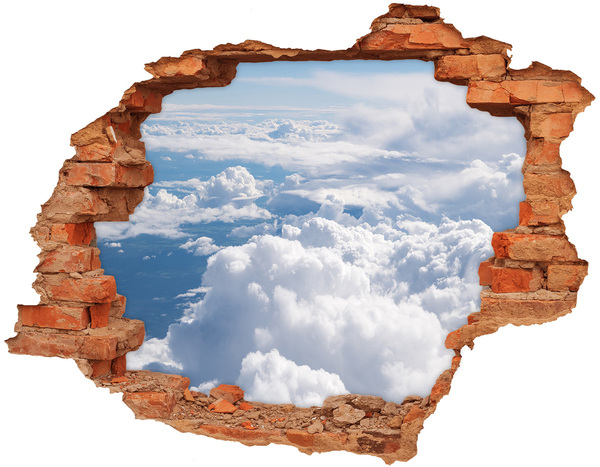 Sticker mural effet trou Des nuages ​​dans le ciel