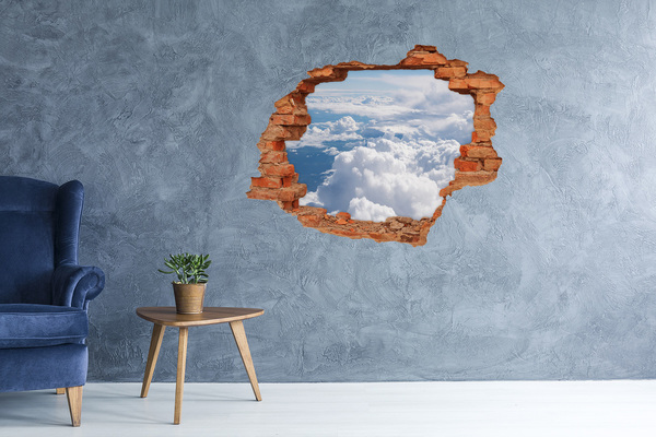 Sticker mural effet trou Des nuages ​​dans le ciel