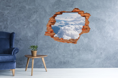 Sticker mural effet trou Des nuages ​​dans le ciel