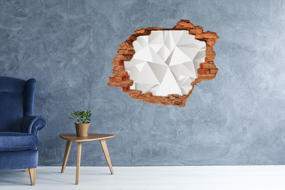 Sticker trou dans le mur Trou de cristal dans le mur