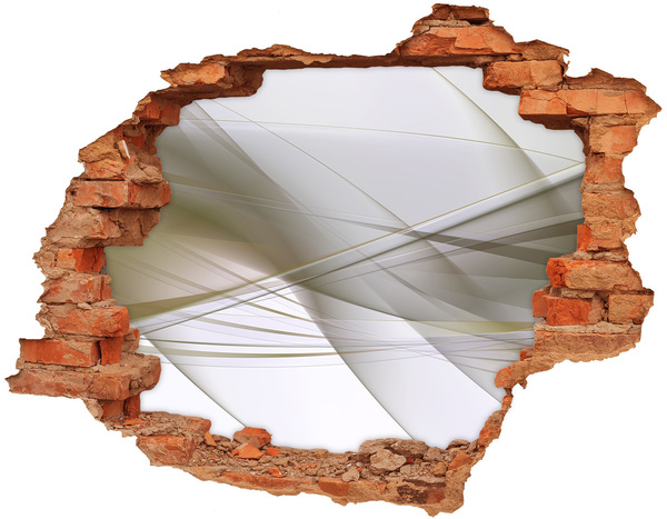 Sticker trou dans le mur Espace moderne en béton