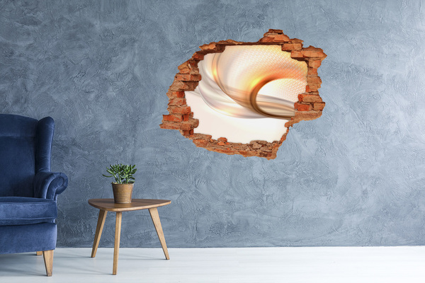 Autocollant à effet 3d trou design d'intérieur moderne