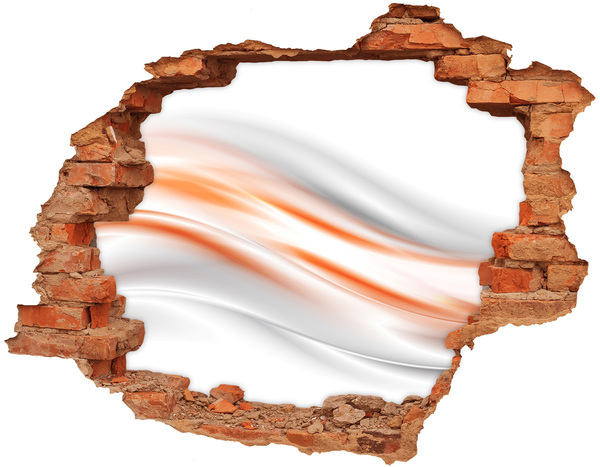 Sticker trou dans le mur Paysage futuriste